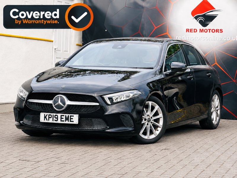 Black Mercedes-Benz A Class 1.3 A180 Sport Hatchback 5dr Petrol 7G-DCT Euro 6 s/s 136 ps